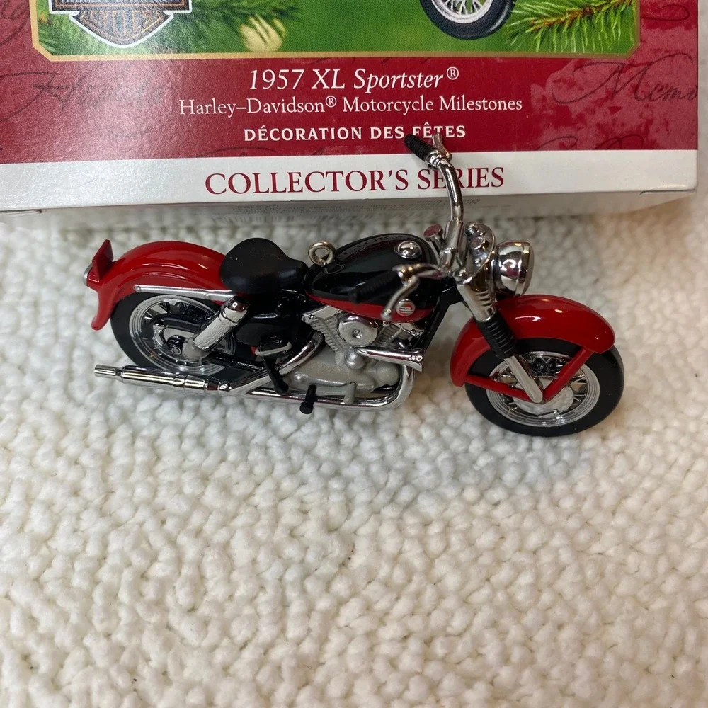 Hallmark Keepsake‎ 1957 XL Sportster Harley Davidson Motorcycle Ornament and box